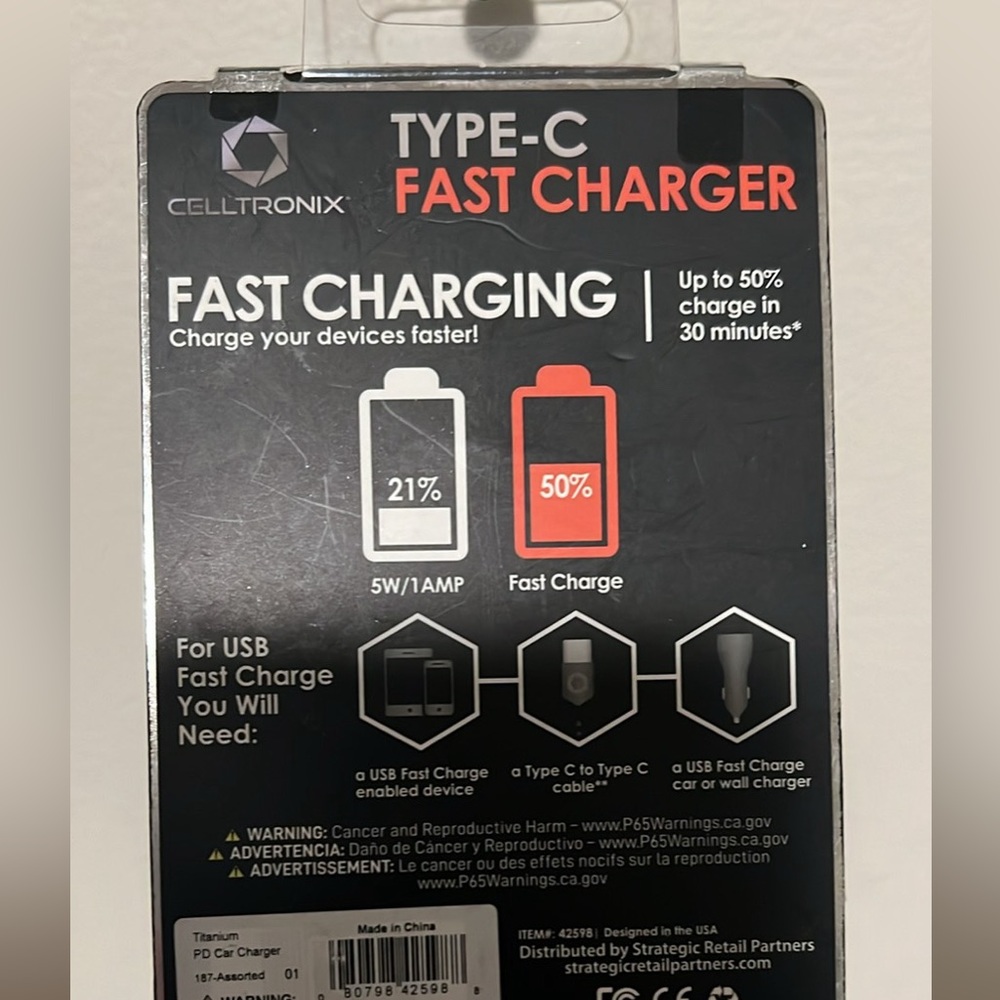 Fast charging car charger